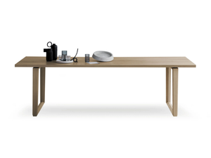 DOUBLE - Rectangular oak table top _ Devina Nais